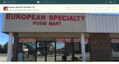 Desktop Screenshot of europeanspecialtyfoodmart.com